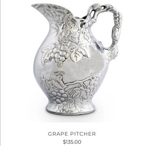 Arthur Court Grape Pitcher